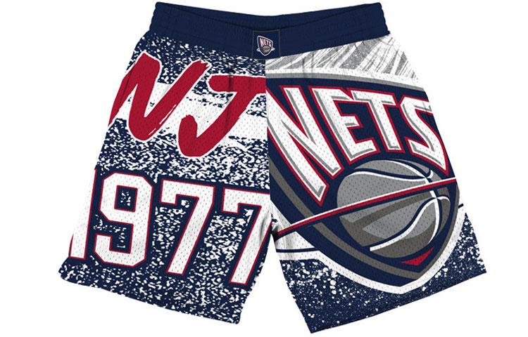 

Митчелл энд Несс x НБА Баскетбольные шорты Мужские Тёмно-синие Mitchell Ness