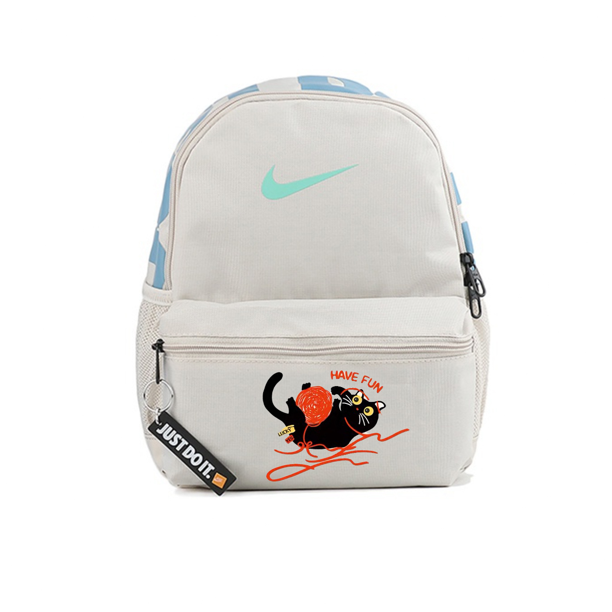 

Nike Тканевый рюкзак унисекс белый, Woolen kitten
