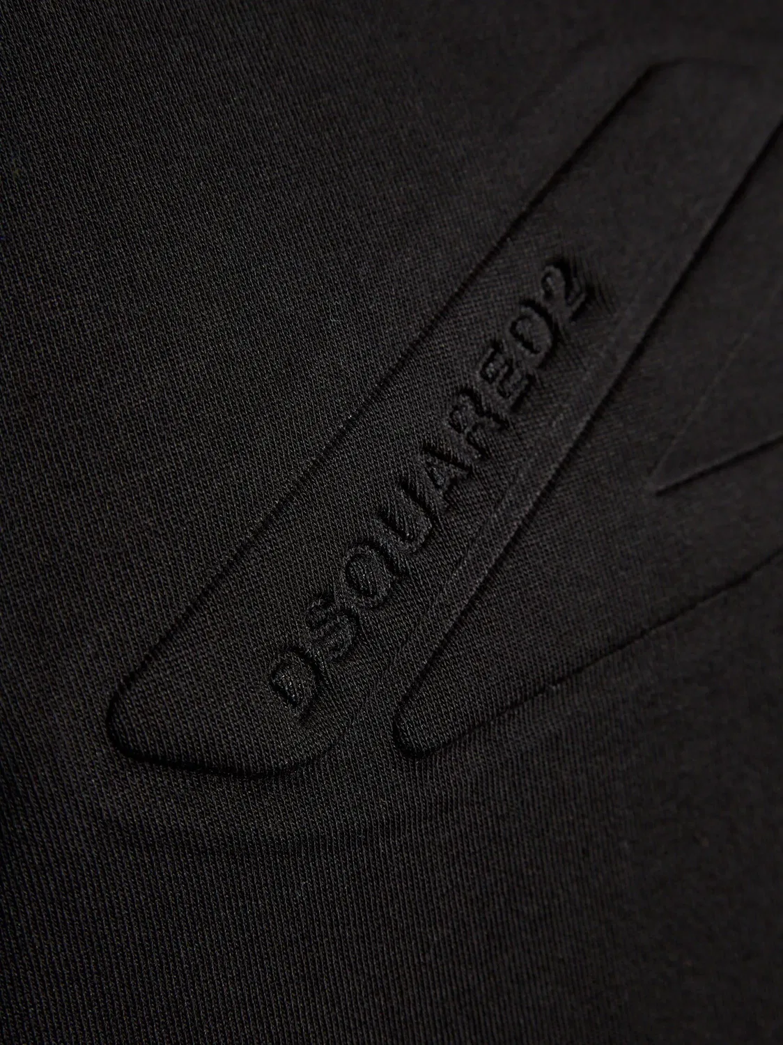 DSQUARED2 Черное платье из 100% хлопка — фото 2