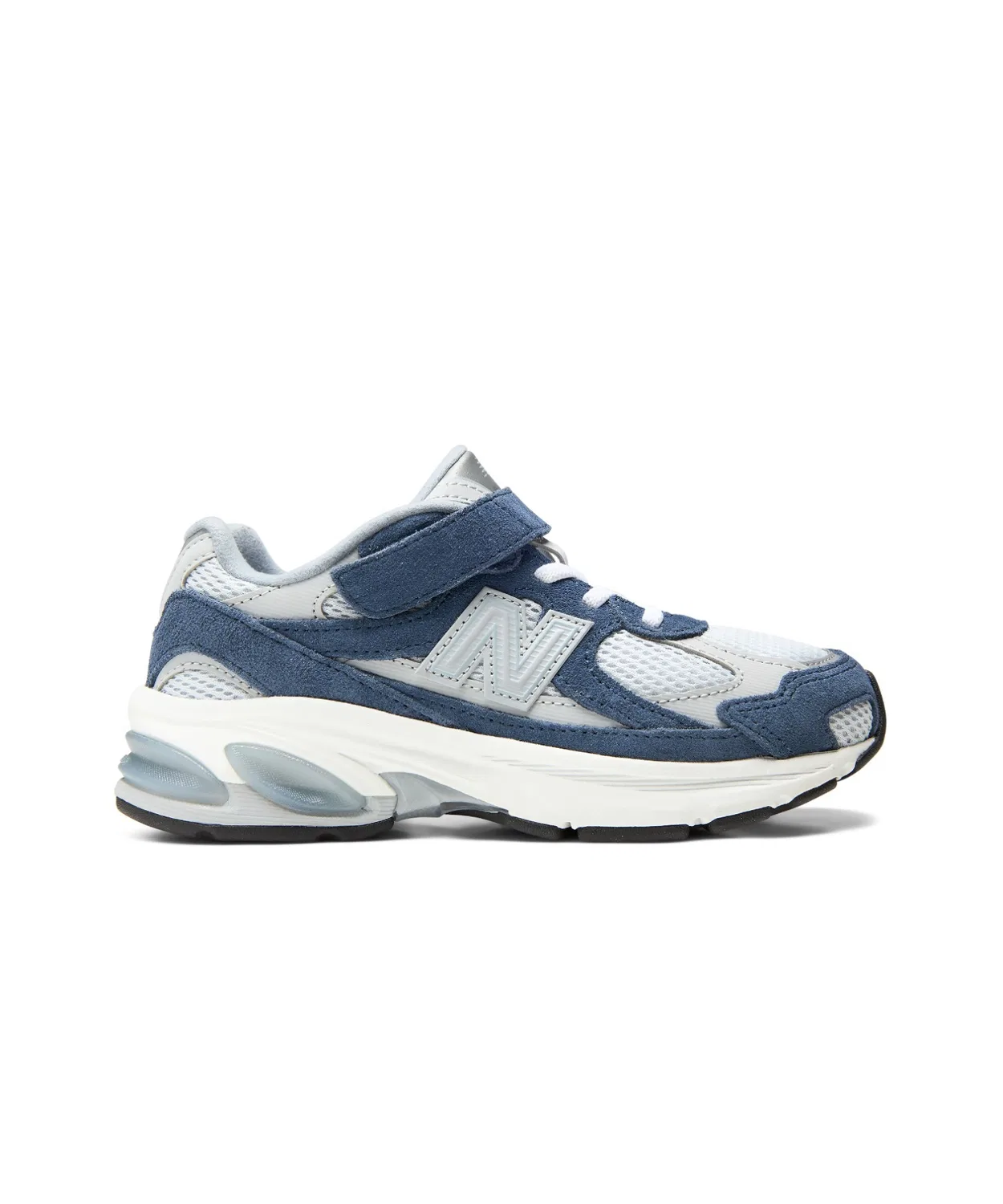 Детские кроссовки с ремешком и шнурком 2010 Top Strap with Bungee New Balance, Navy