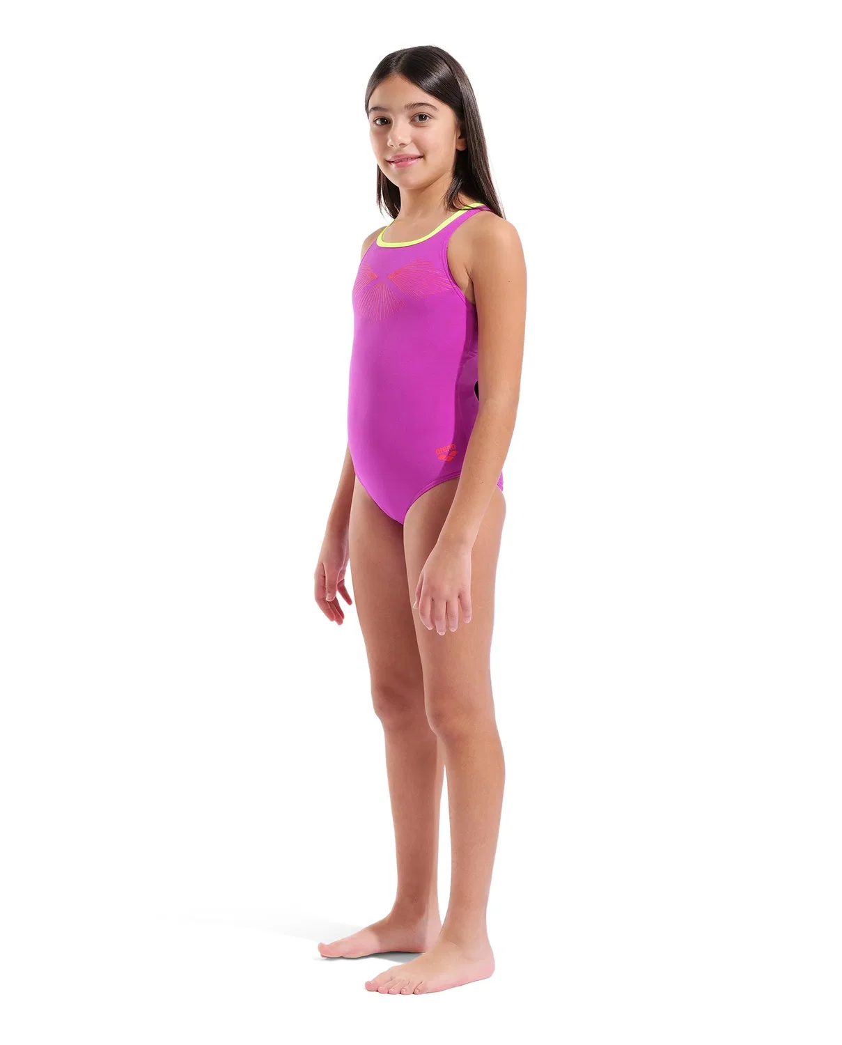 Плавки, Niños Performance Espalda Swim Pro Bay, Arena, розовый — фото 3