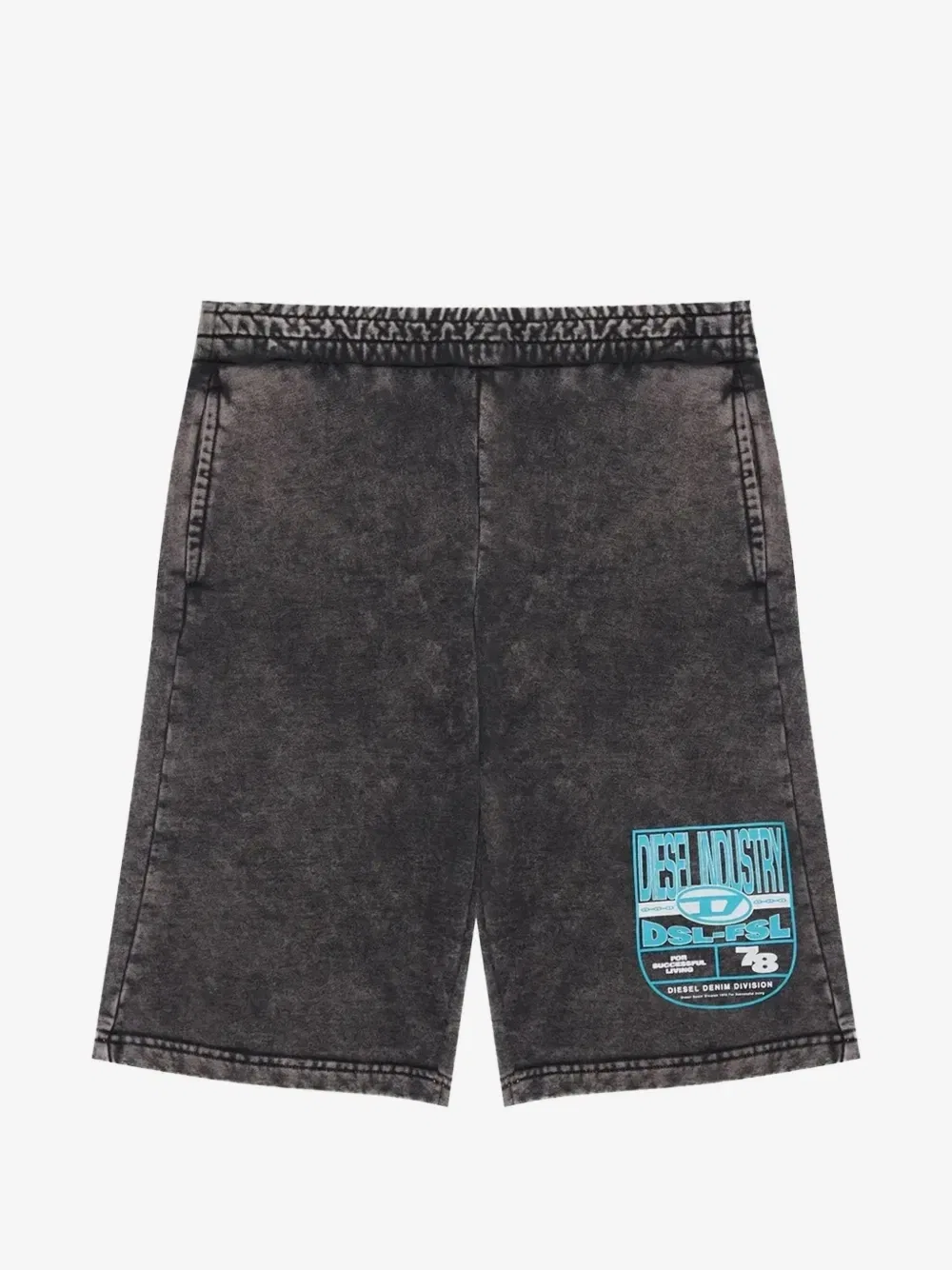 Шорты с логотипом Diesel Kids, черный
