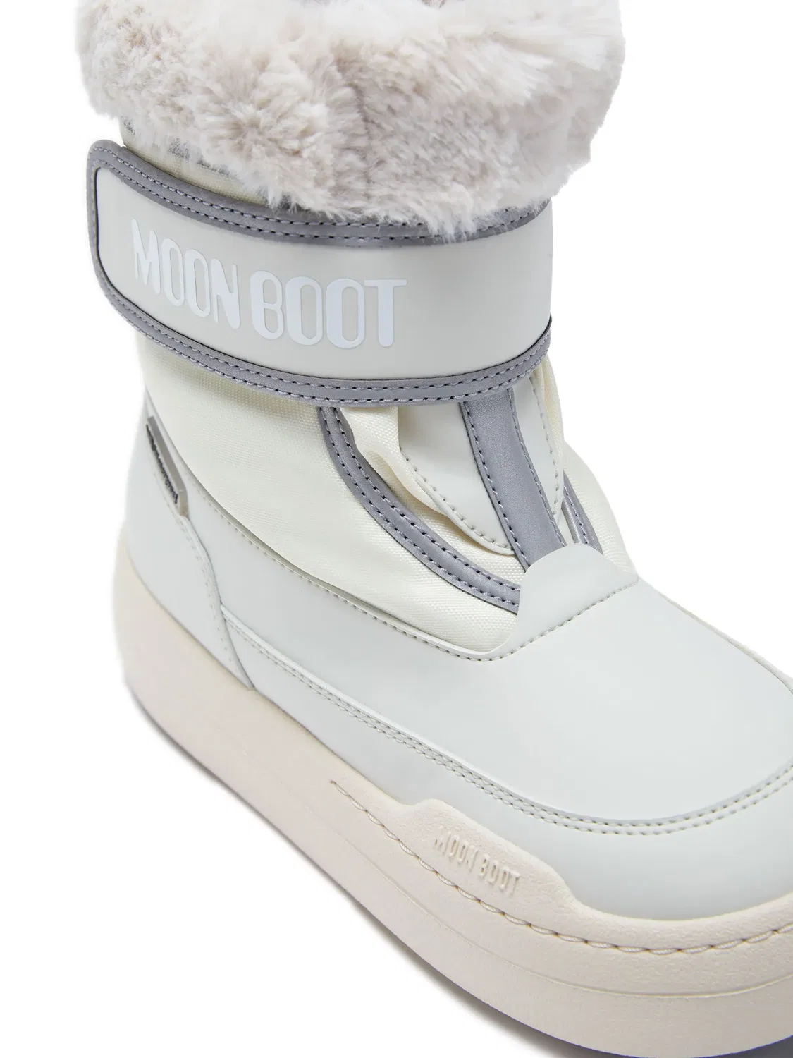 Сноубутсы Park Flatform Moon Boot, кремово-белый — фото 4
