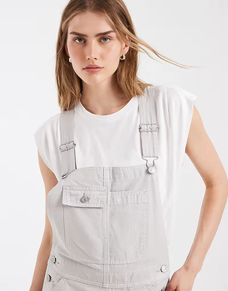 Свободные рабочие комбинезоны Levi's Workwear, Stone — фото 3