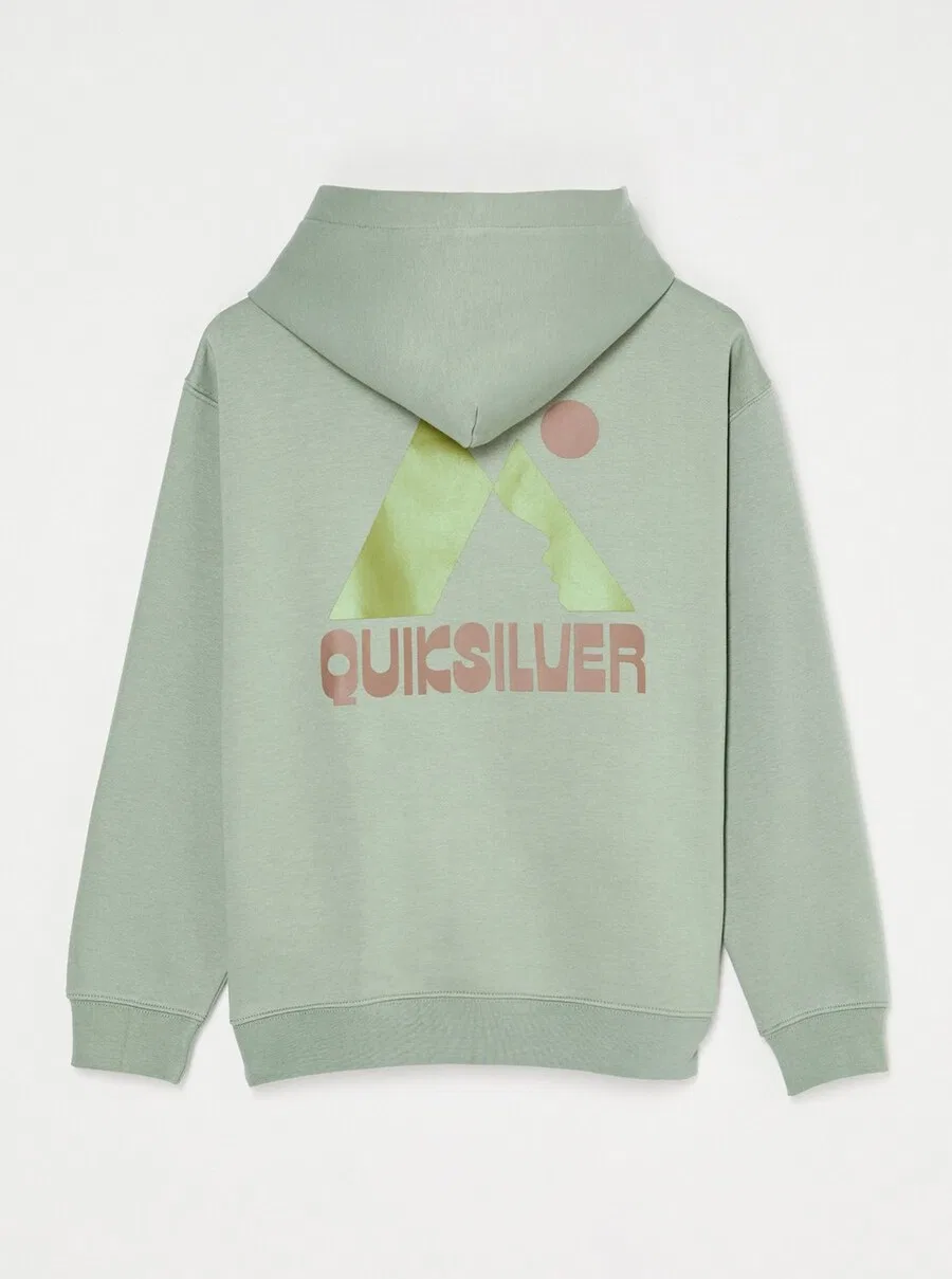 Толстовка QUIKSILVER, цвет киви, светло-зеленый — фото 3