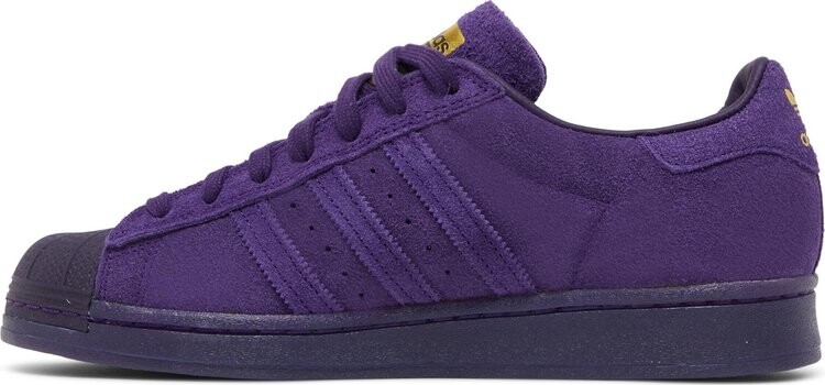 Кроссовки Adidas Kader Sylla x Superstar ADV 'Dark Purple', фиолетовый — фото 4