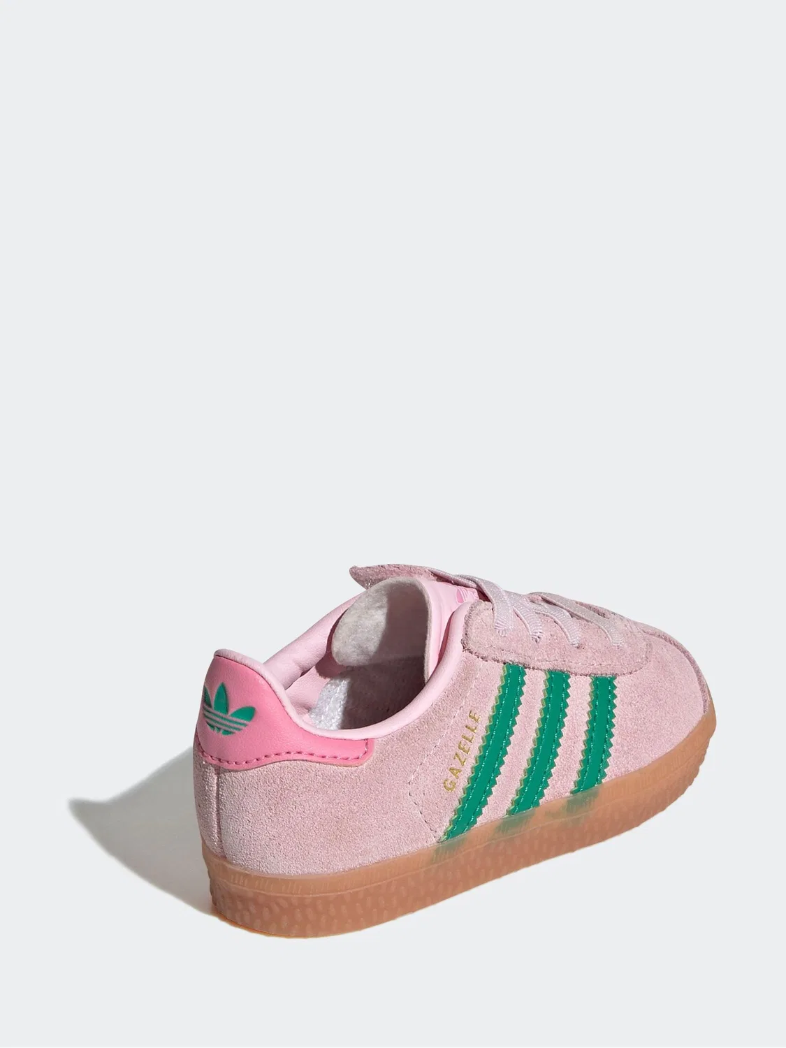 Кроссовки Gazelle, adidas Originals, розовый/зеленый — фото 4