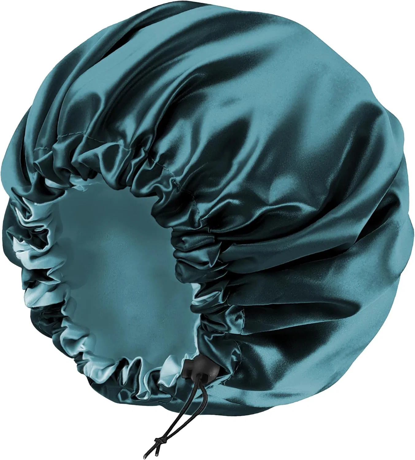Шапочка для душа Satin Silk, Edoneery, двойной слой, регулируемая, Blue zirconia