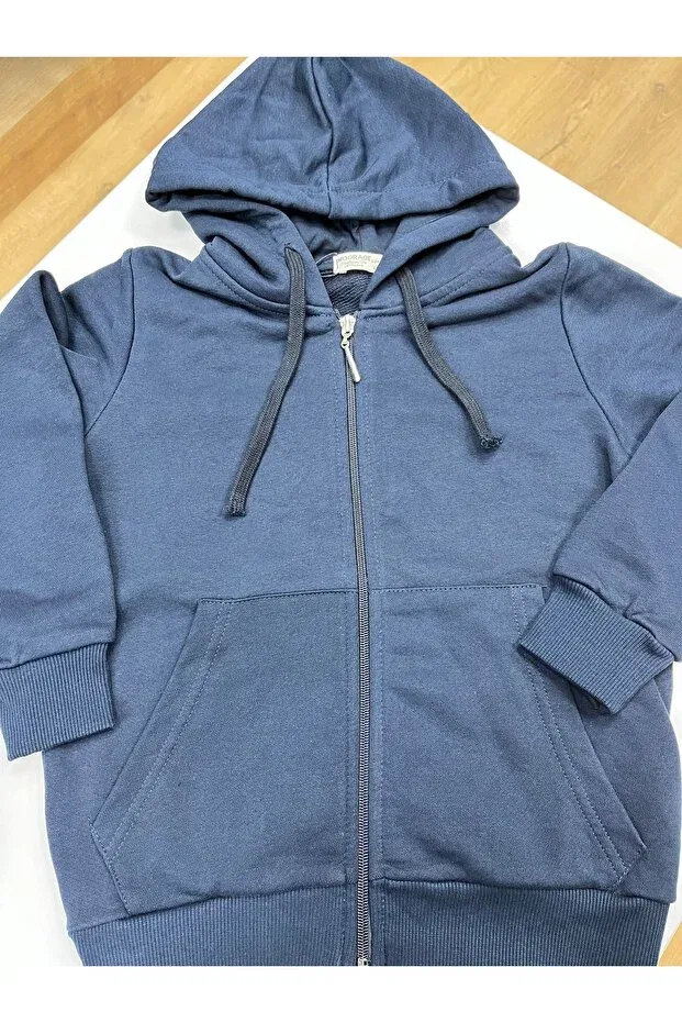 Детская куртка для мальчиков с капюшоном Woorage Cuties, Navy Blue — фото 3