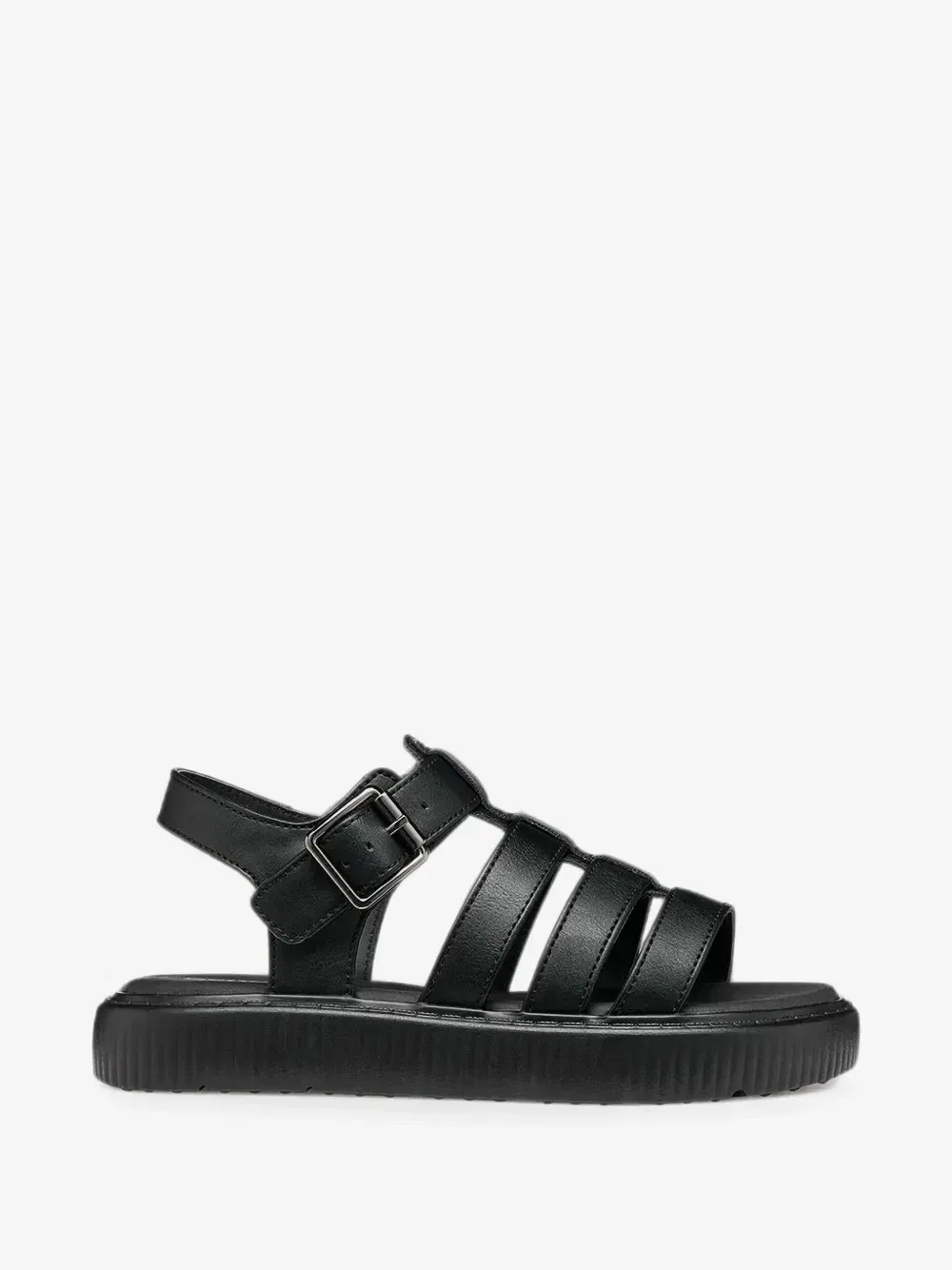 Босоножки Kodette с пряжкой и ремешками Geox Kids, черный — фото 2
