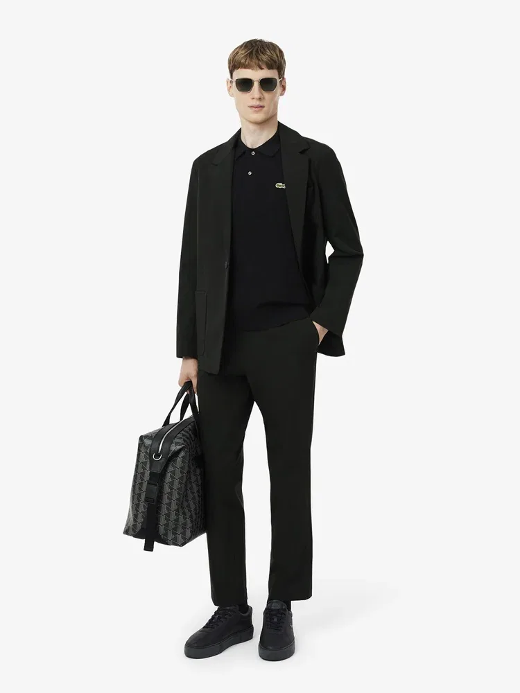 Футболка поло LACOSTE, Black — фото 4