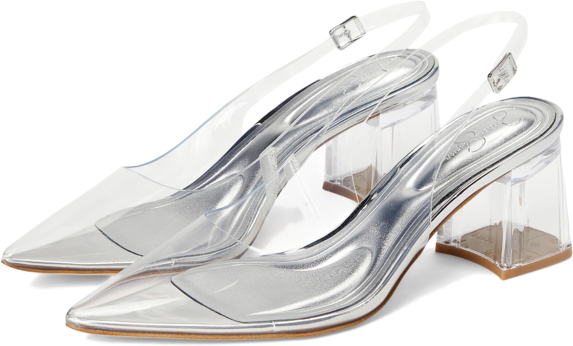 Туфли Jessica Simpson Syrina Lucite Slingback Pumps, цвет Clear