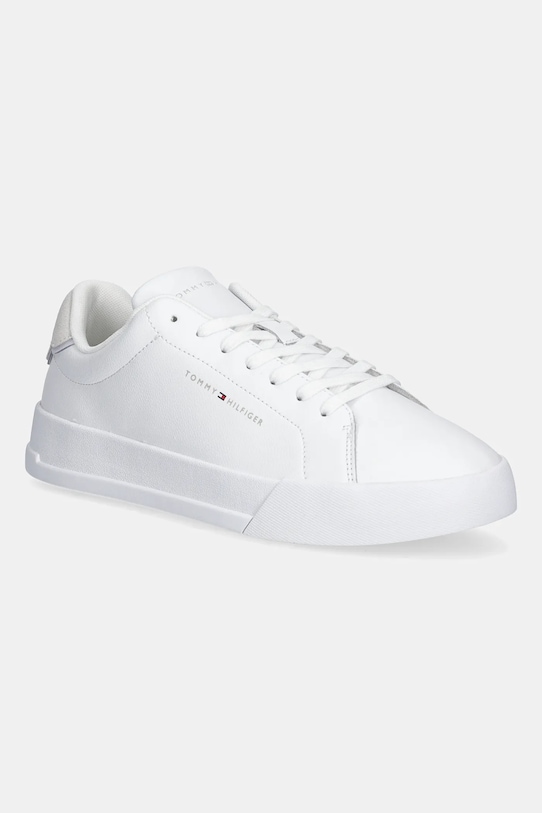 

Кожаные кроссовки TH Court Lth Detail Ess Tommy Hilfiger, белый