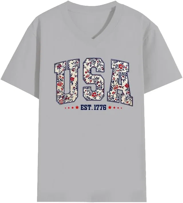 Футболка с цветочным принтом Unisex, Grey-1