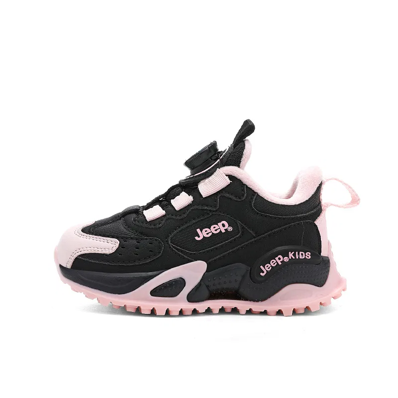 Детские кроссовки с утеплением Jeep, Black/Pink
