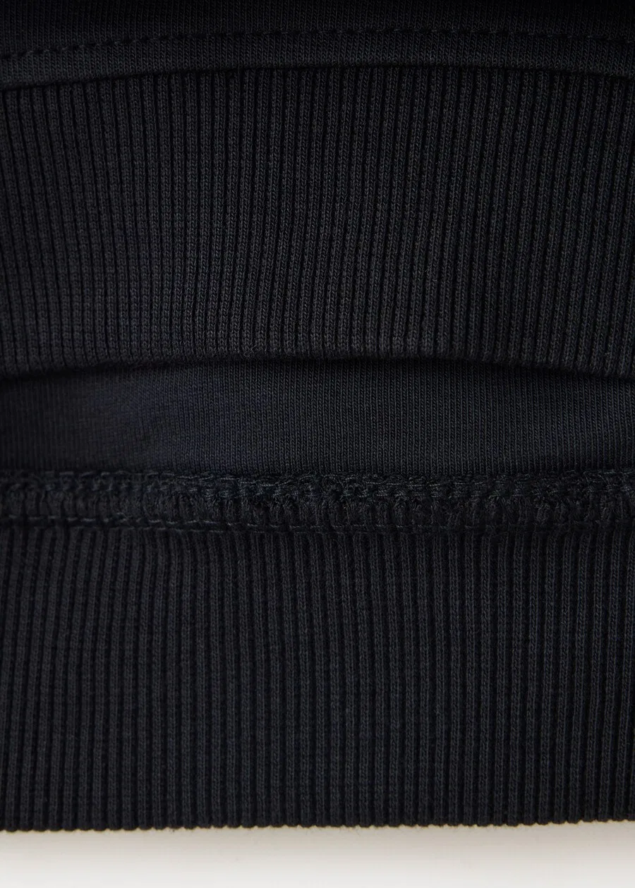 Детская толстовка MANGO KIDS 'ZIPSET' черного цвета — фото 4