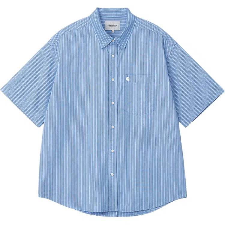 Детская рубашка с отложным воротником Carhartt WIP, Blue