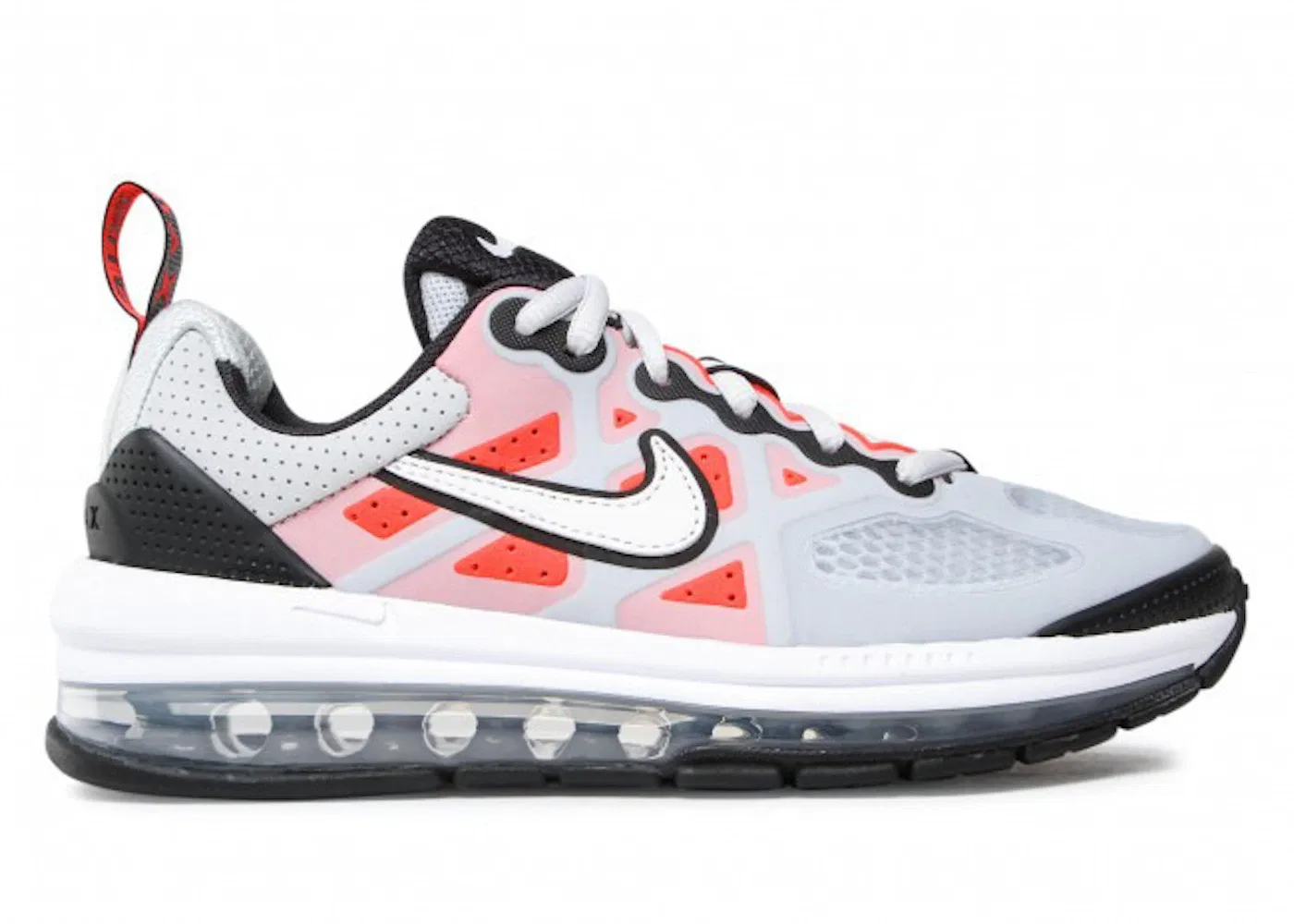 Детские кроссовки Lifestyle Nike Air Max Genome, Pure Platinum White Bright Crimson