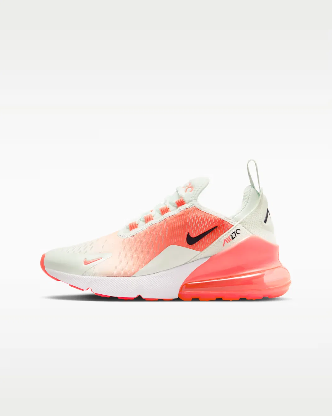 Кроссовки для детей постарше Nike Air Max 270, Barely Green/Hot Lava/Black