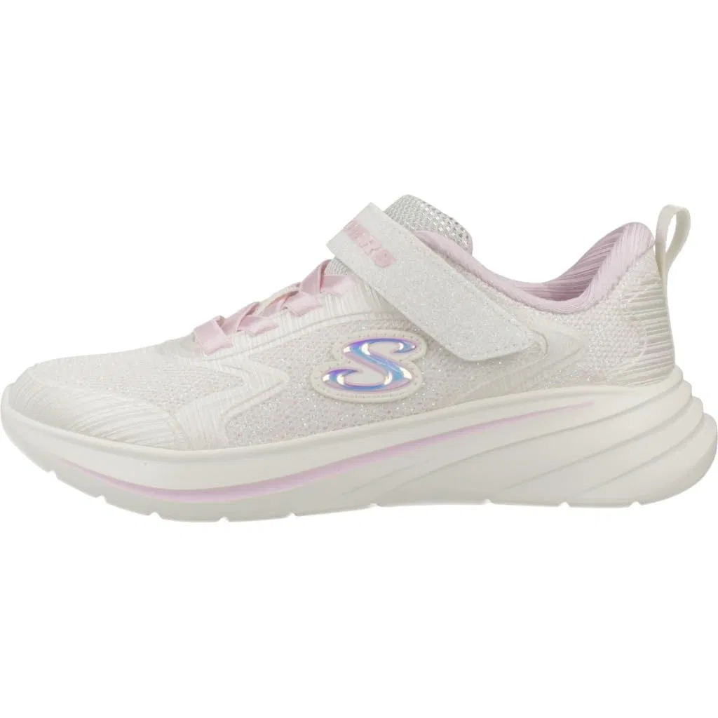 Детские кроссовки для девочек с омбре Skechers Flex-Glow Elite - Vorlo Skechers, Scintilla Naturale — фото 2