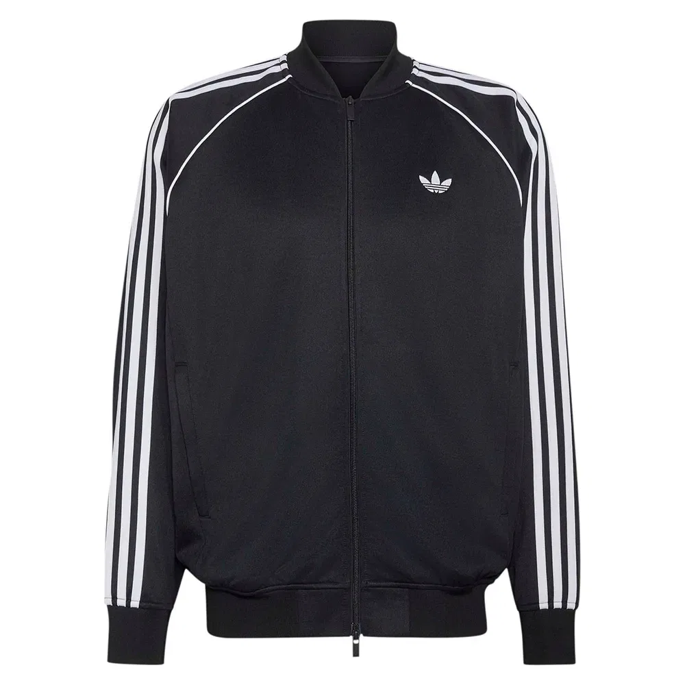 Мужской свитшот с молнией Adicolor Classics SST Loose Track Adidas Originals, Black — фото 3