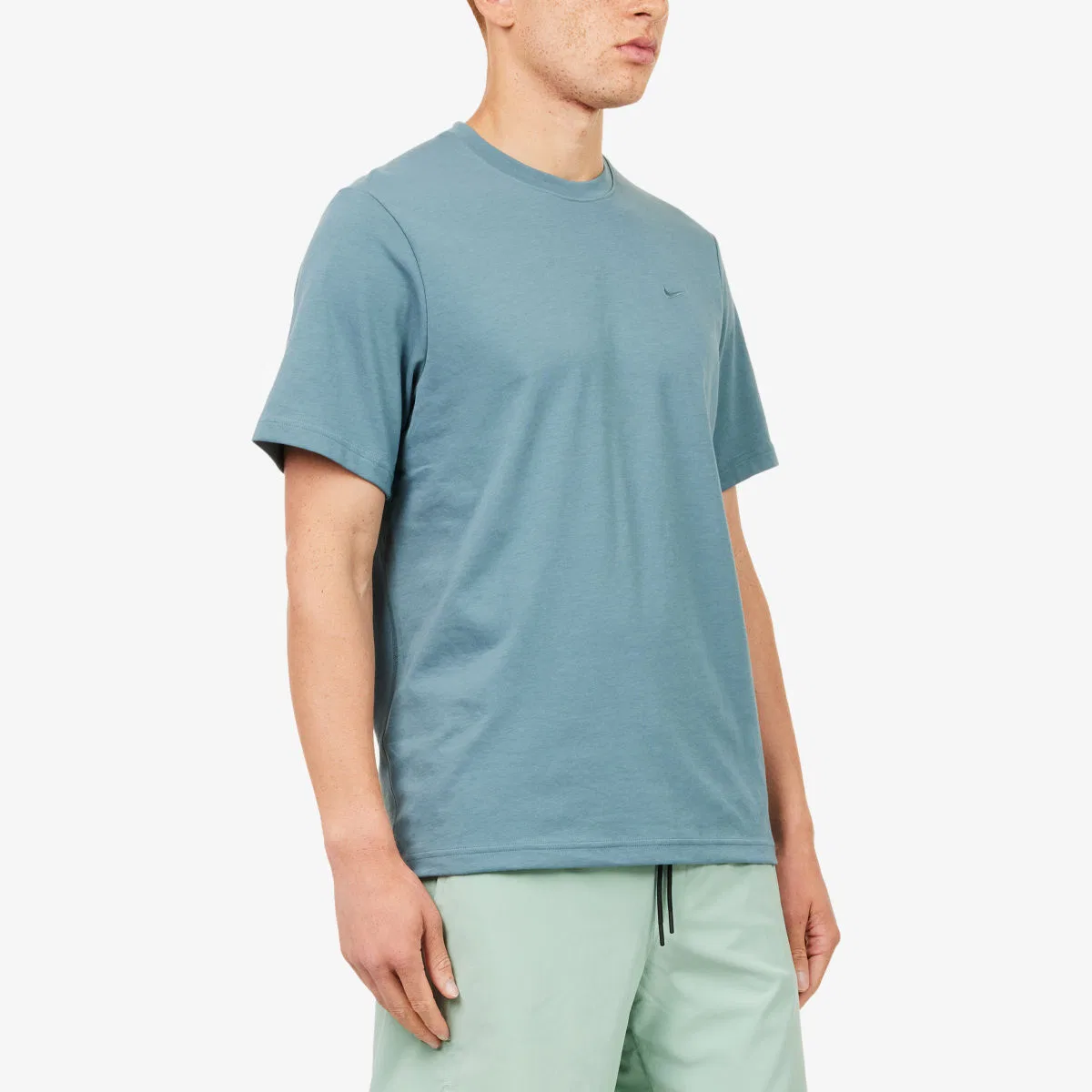 Основная футболка из хлопкового трикотажа с коротким рукавом и технологией Dri-fit Nike — фото 3