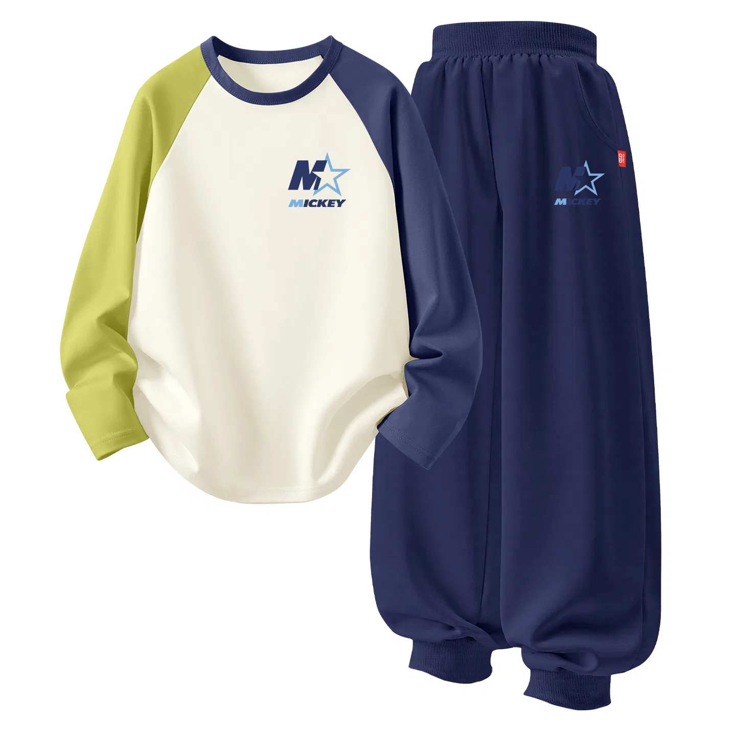 Детский спортивный комплект с принтом Dicy Star K Disney, Dicy Star K Green Blue+Dicy Star K Navy Blue