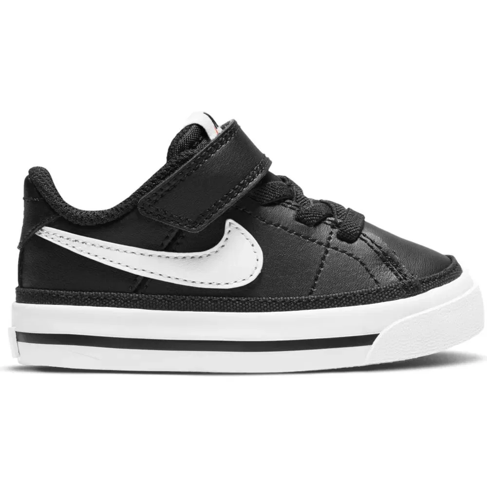Детские кроссовки для девочек с классическим теннисным стилем Nike Court Legacy Nike, Black