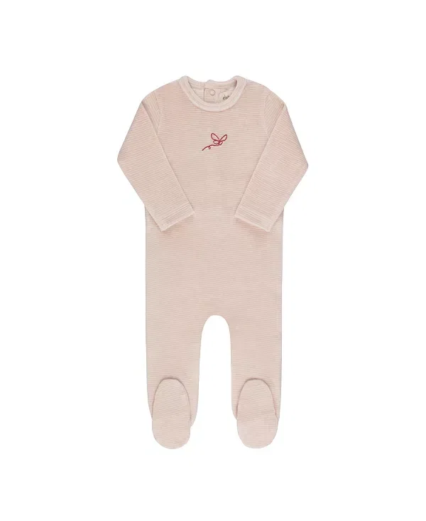 Детский слитный комбинезон с длинным рукавом Ely'S & Co., Light Pink