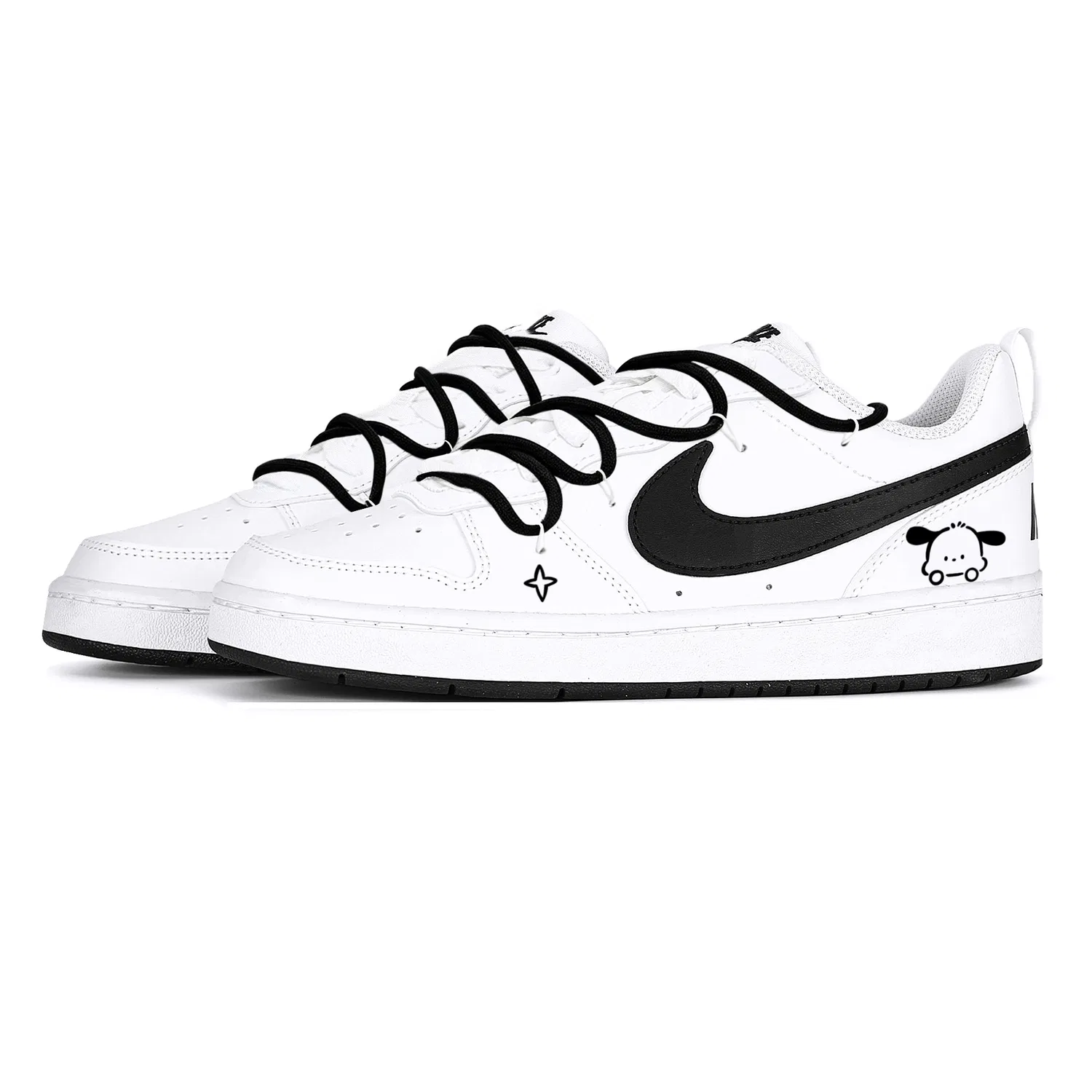Детские кроссовки для скейтбординга Court Borough, Nike, Black — фото 4