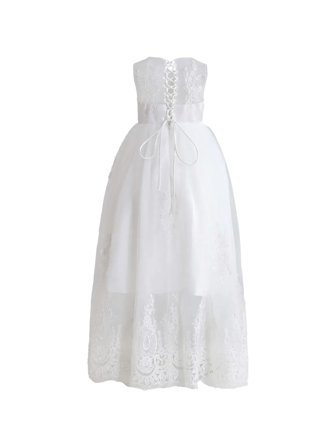 Платье Avalora из тюля с кружевной вышивкой Tulleen, белый — фото 2