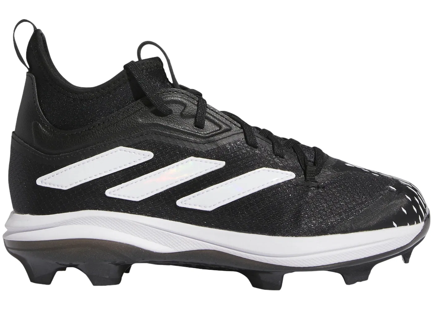 Детские бутсы с шипами TPU Adizero Afterburner 9 Adidas, Core Black Cloud White Core Black