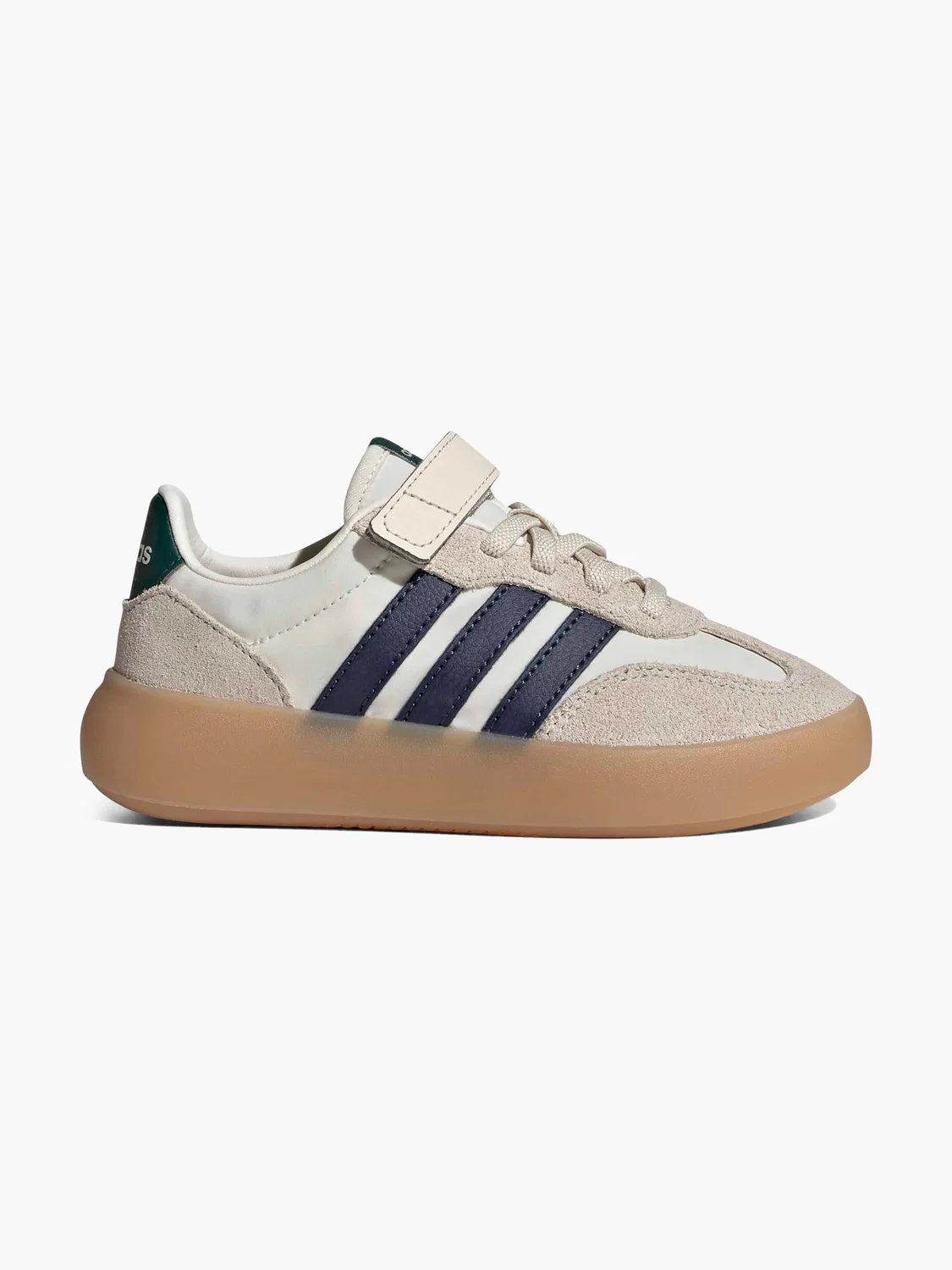Детские кроссовки с эластичной шнуровкой и липучкой Adidas Barreda Decode El C, бежевый