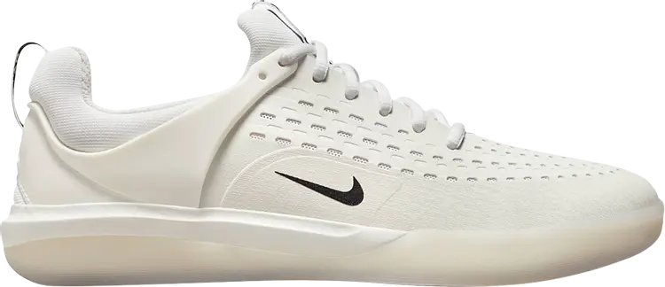 

Кроссовки Nike Nyjah 3 SB 'White Black', кремовый, Бежевый, Кроссовки Nike Nyjah 3 SB 'White Black', кремовый