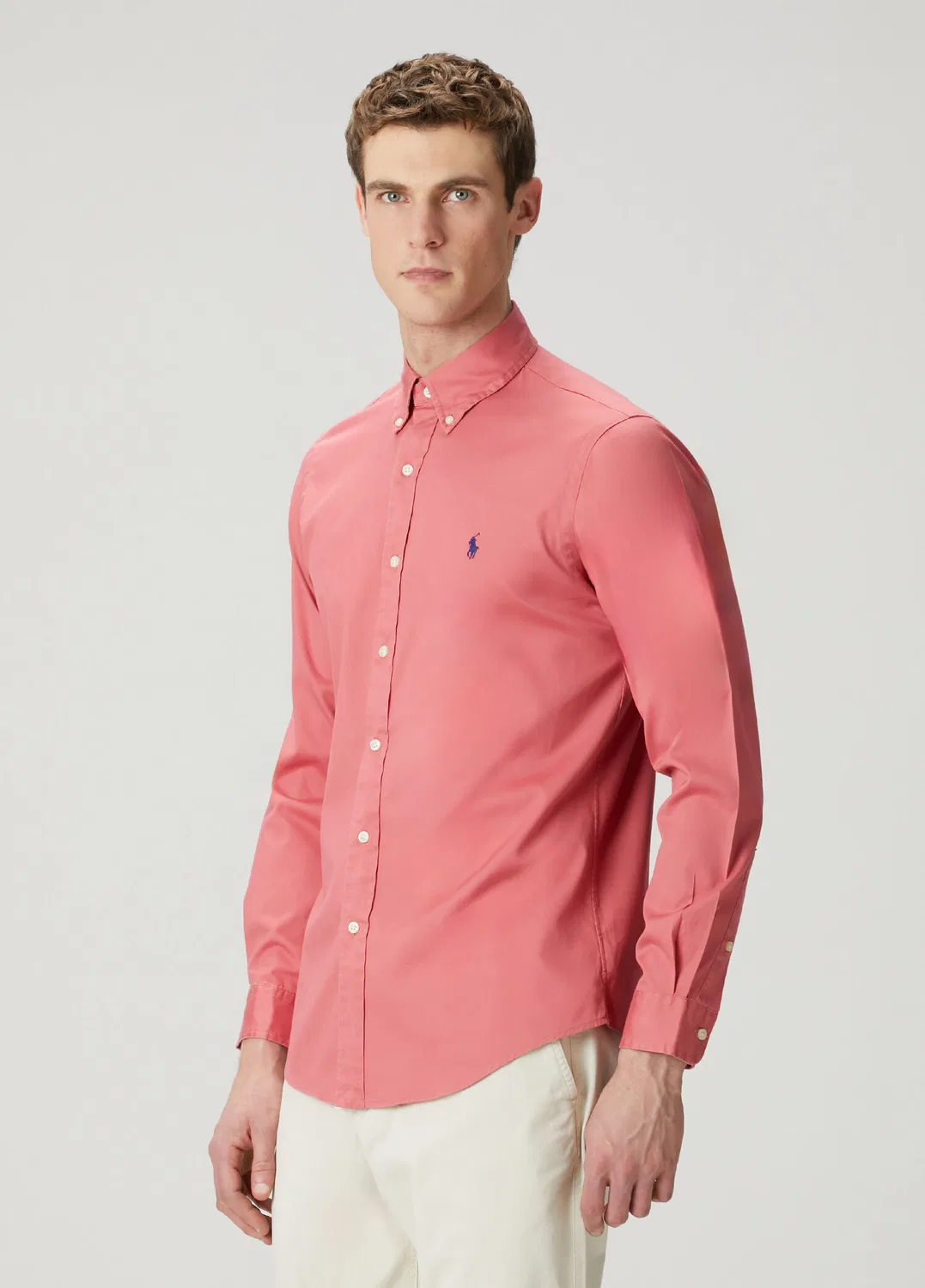Рубашка Polo Ralph Lauren, pembe — фото 3