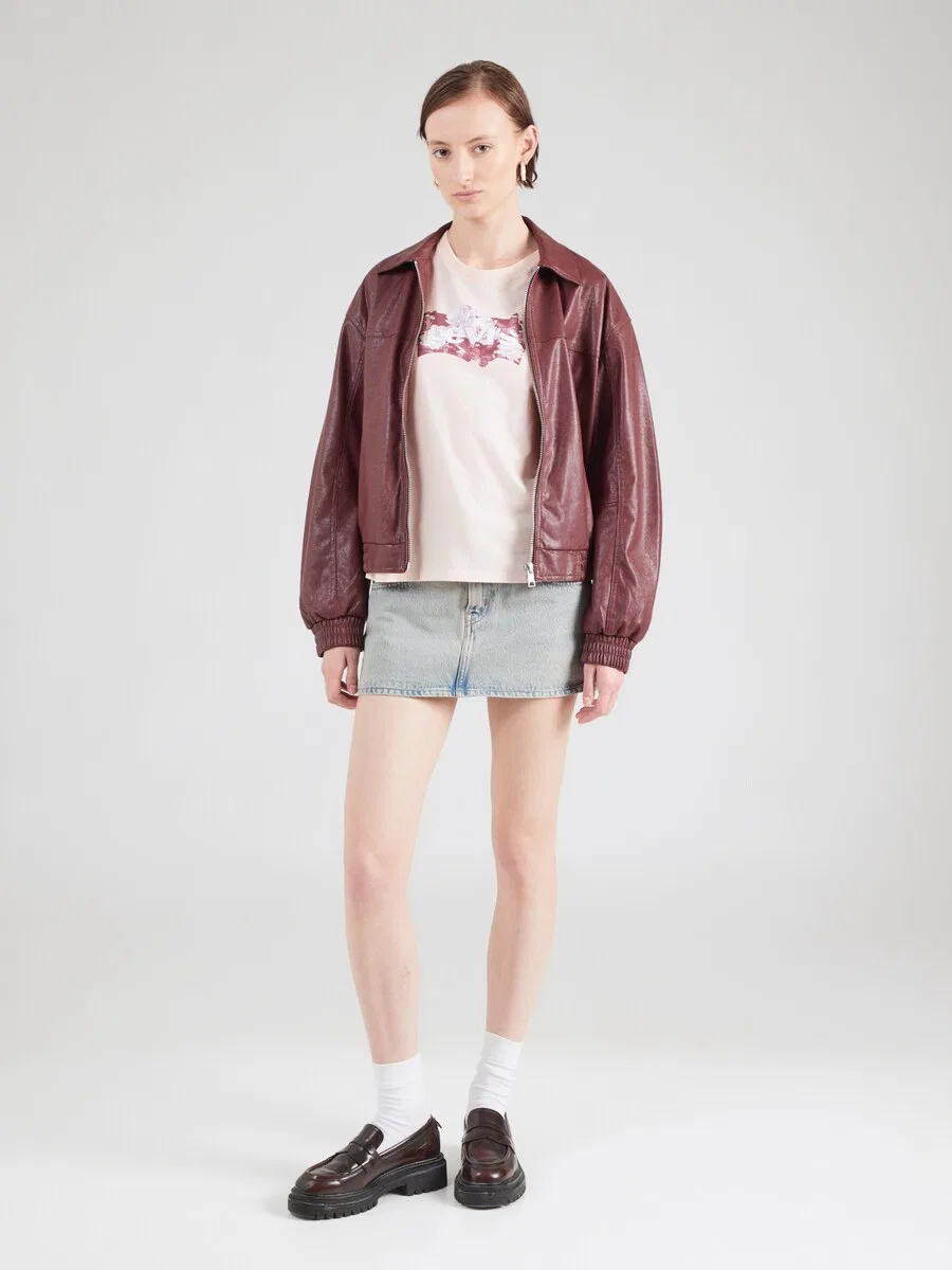 Футболка LEVI'S 'THE PERFECT' в пурпурном и пастельно-розовом цветах — фото 4