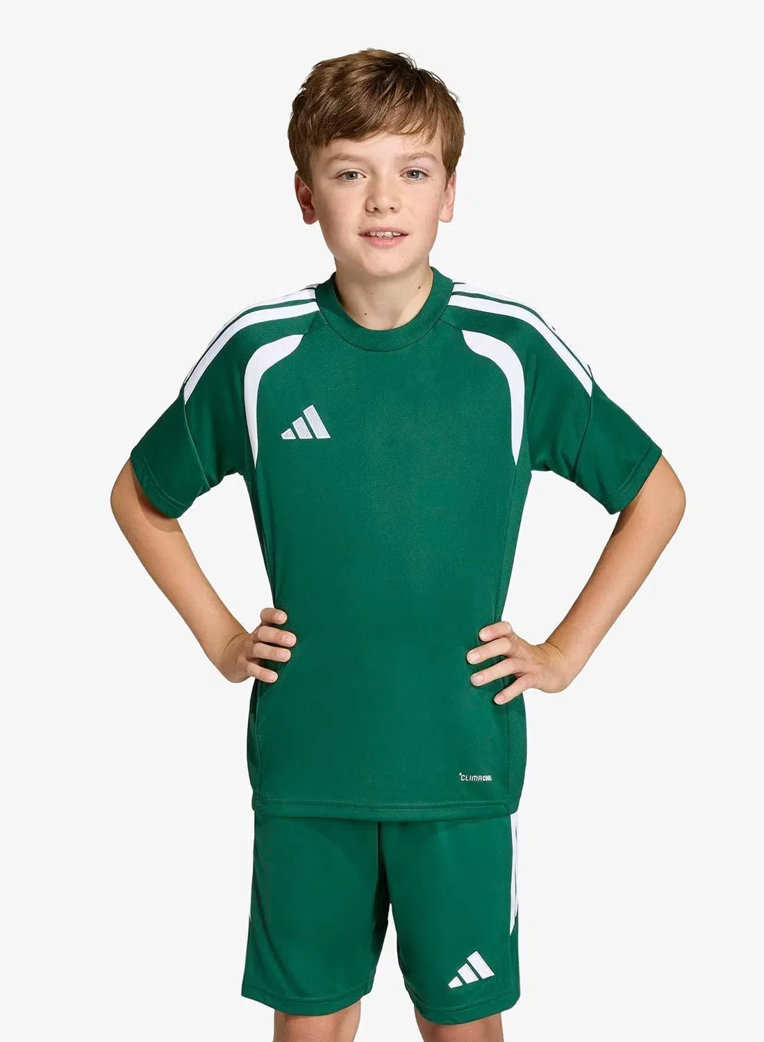 Футболка с принтом Tiro26 League Adidas, темно-зеленый — фото 3