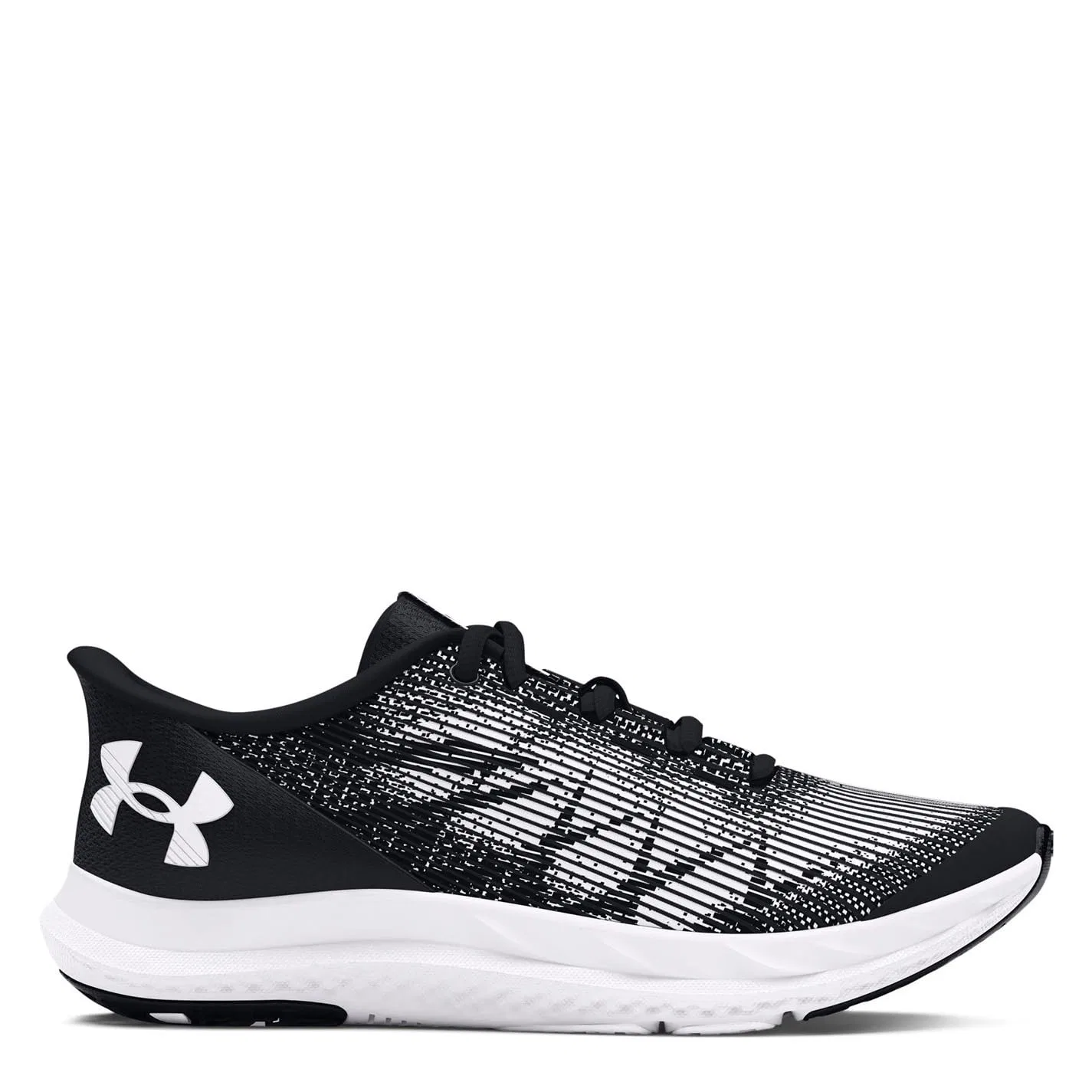 Детские кроссовки для мальчиков с принтом Speed Swift Under Armour, Black Black White