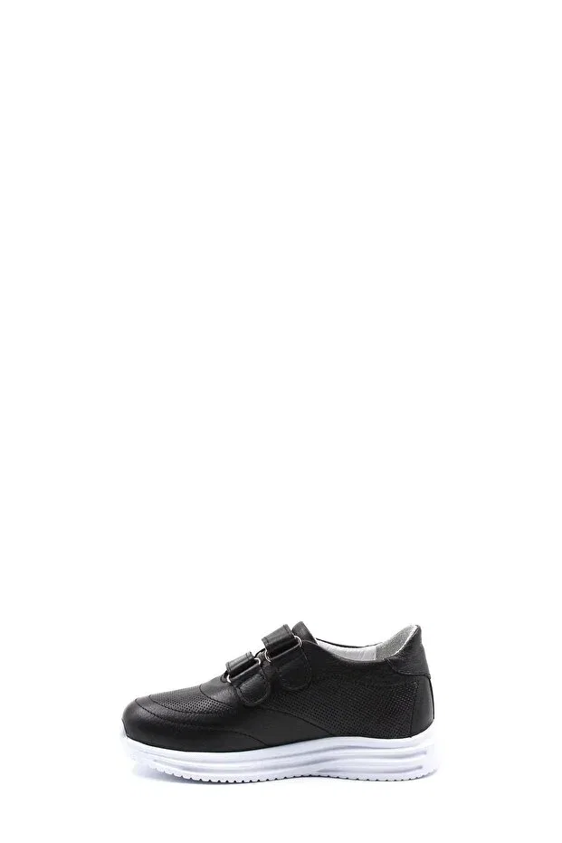 Детские повседневные туфли для девочек с принтом Sportswear Ayakkabıhane, Black — фото 4