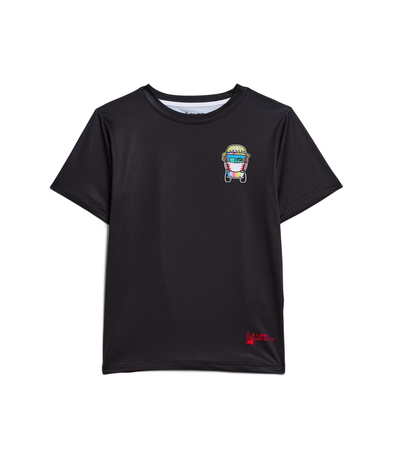 Футболка Bull Pen Cart Drip (для маленьких и больших детей) Flow Society, Black