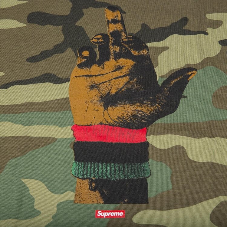 Футболка Supreme Dead Prez RBG T-Shirt 'Camo', разноцветный — фото 4