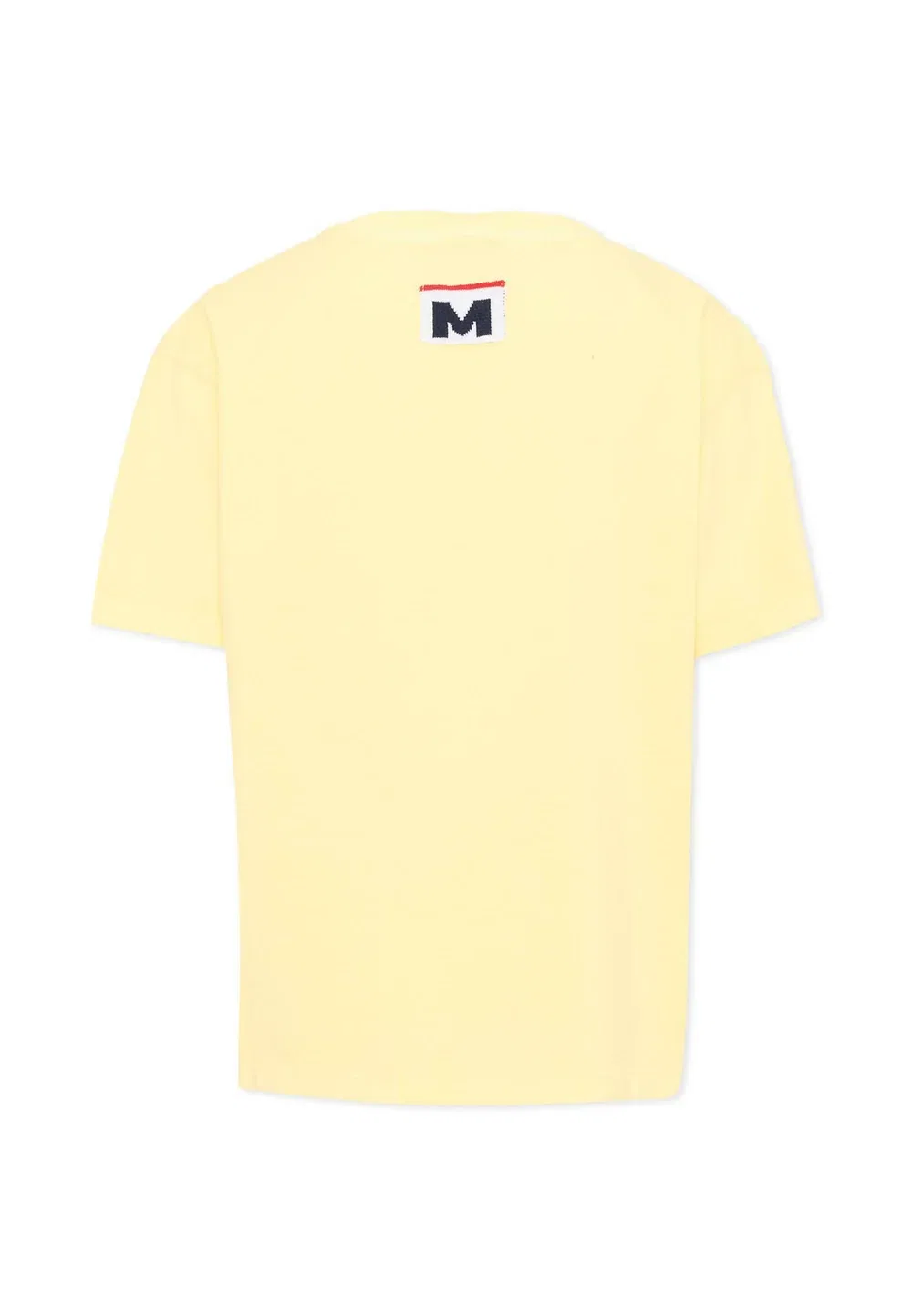 Футболка унисекс - футболка с принтом Msgm, Yellow — фото 2
