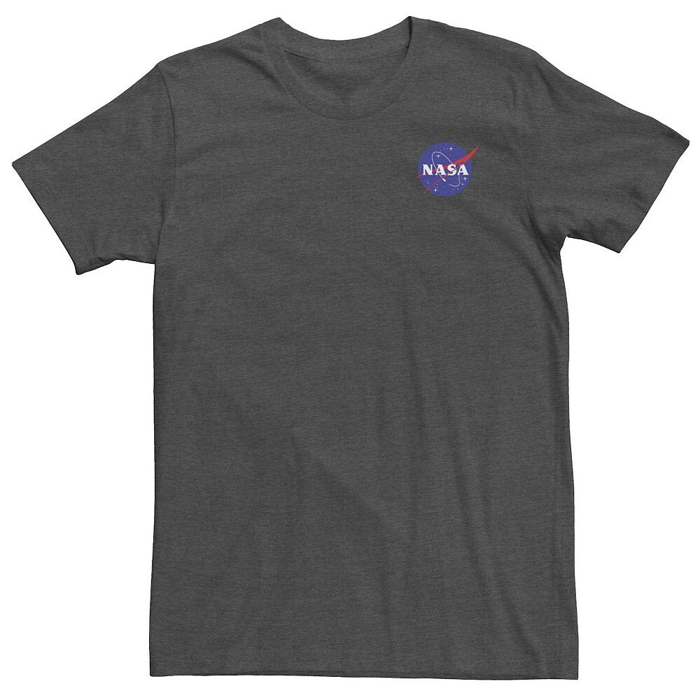 

Синяя футболка с логотипом Big & Tall NASA Licensed Character, цвет Charcoal Heather