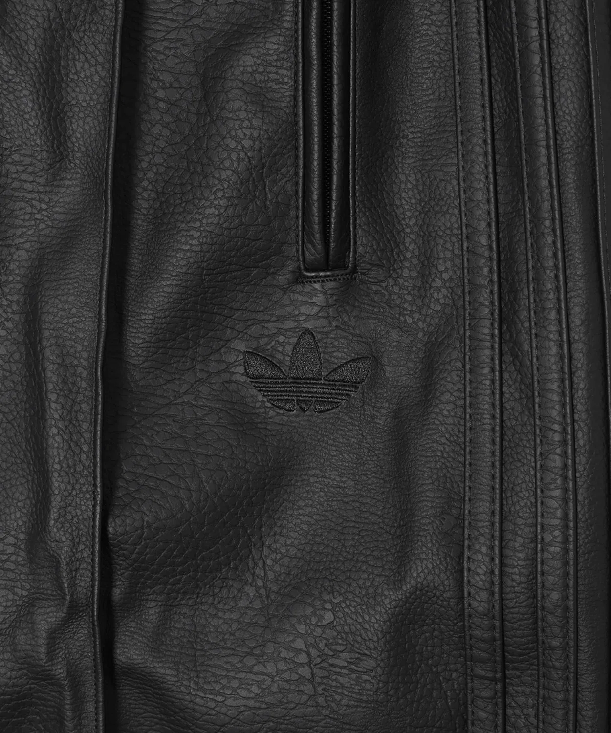 Мужские свободные брюки-багги с принтом Firebird Loose Pleather Pant Adidas, Black — фото 4