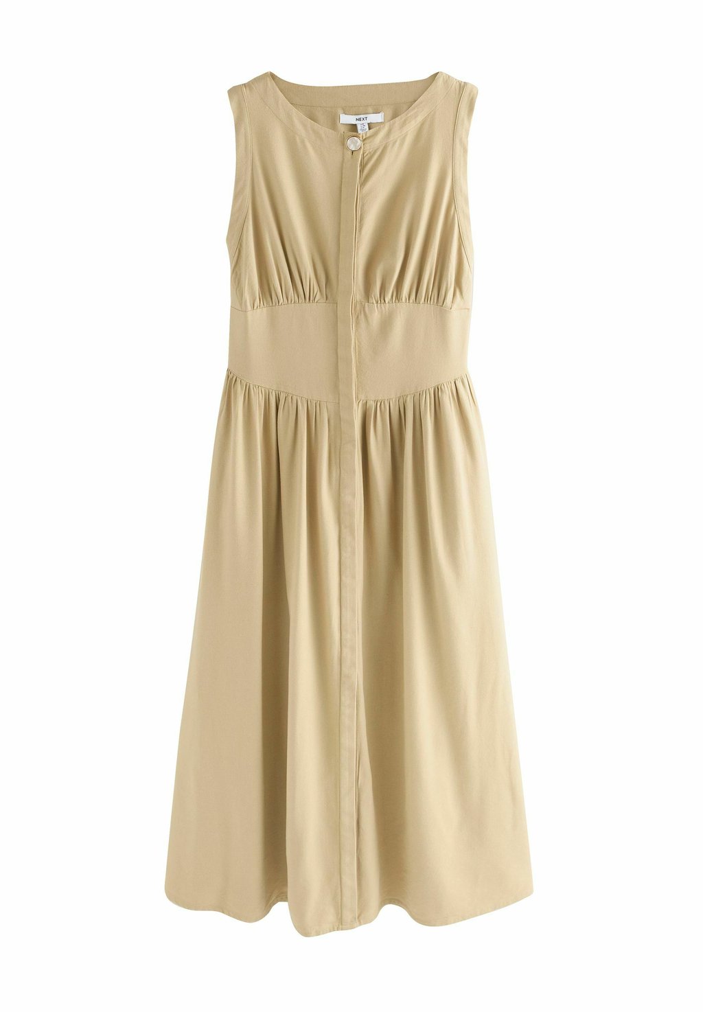 

Платье макси SLEEVELESS BUTTON DOWN WAISTED Next, бежевый