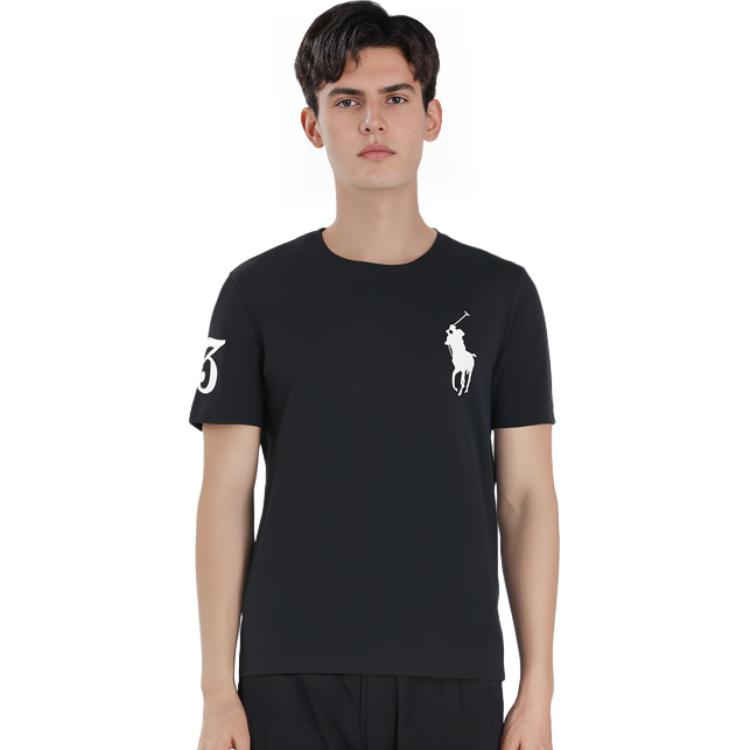 Футболка Polo Ralph Lauren Big Pony, черный — фото 4