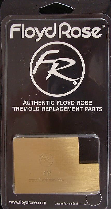 

Блок тремоло Floyd Rose Original Fat Brass L Shape 42 мм. FROFTBL42