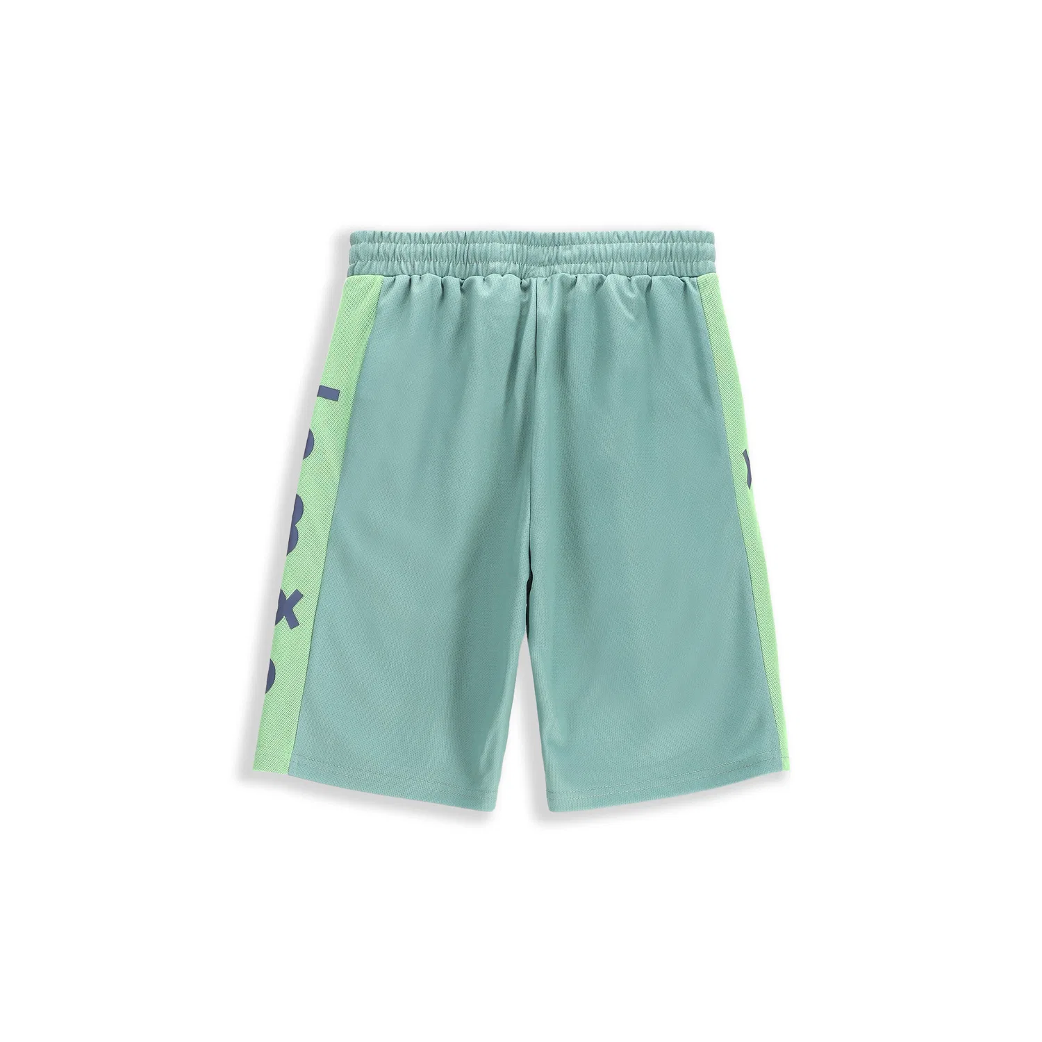 Детские спортивные шорты с принтом Kinder Trainingsshort Shorts WL5 Lemon Explore, Olivgrun — фото 4