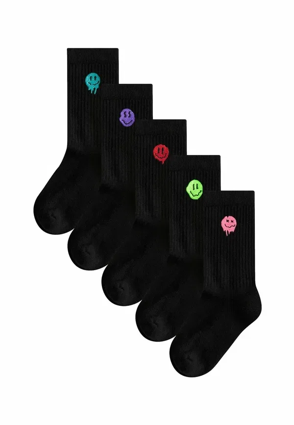 Носки 5 пар хлопковые Sport Socks Five Pack Next Black Smiley, черный