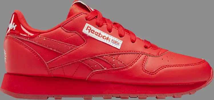 

Кроссовки popsicle x classic leather big kid 'instinct red' Reebok, красный